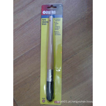 Spb-007 preto cerda rodada madeira Handle Pastry Brush